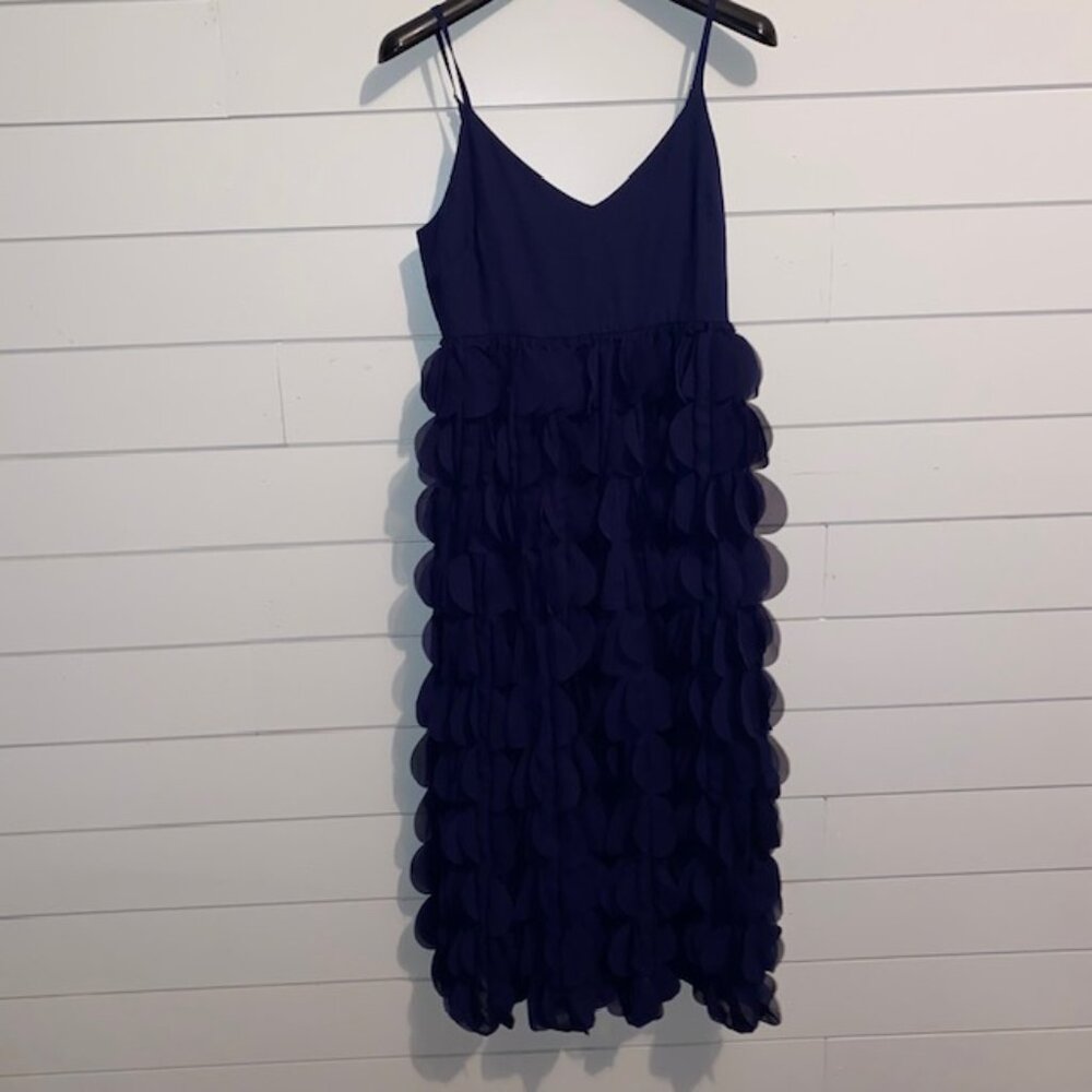 NWT Trina Turk Carolina Circular Applique Midi-Dress - Indigo (Women's Size 4) - Picture 5 of 9